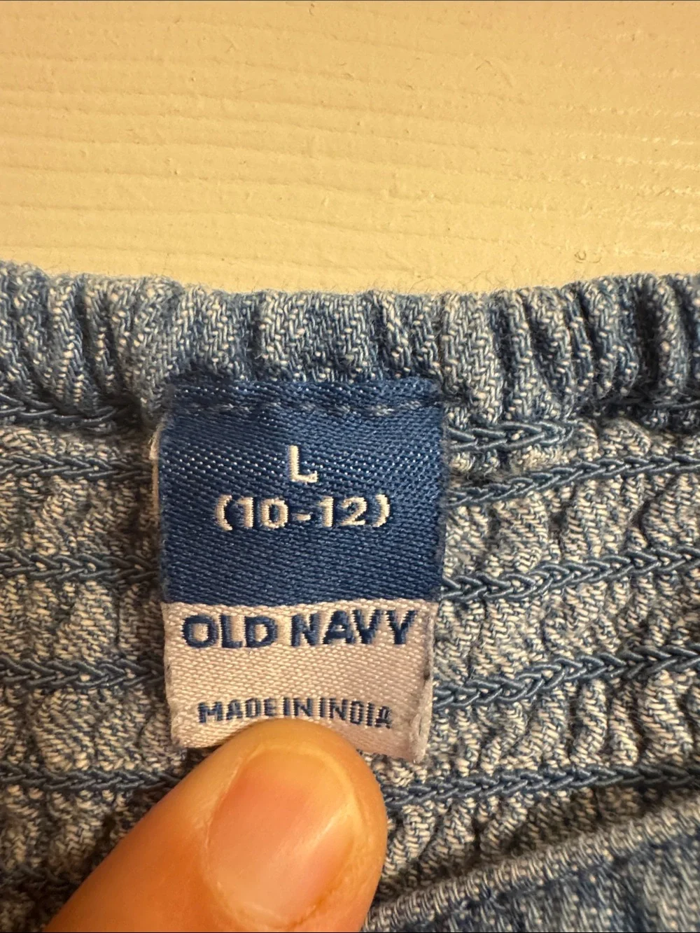 Old Navy Blue Denim Spaghetti-Strap Mini Dress